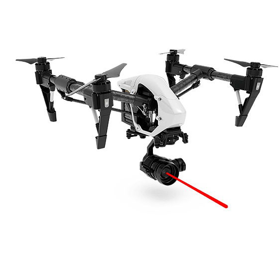 Quadcopter with a powerful laser